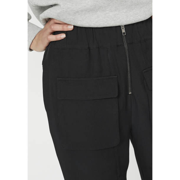 Co'couture Bukser - LunaCC Pocket Pant - Black
