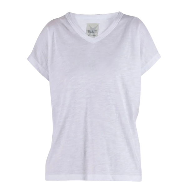 Blue Sportswear T-shirt - Lydia Flam� Tee - White