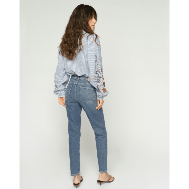 Mos Mosh Jeans - MMAsya Jentra Jeans - Mid Blue, Ankle