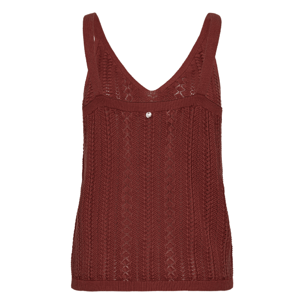 Mos Mosh Top - MMCressida Wash Knit Top - Cowhide