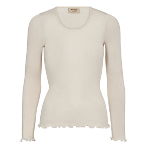 Mos Mosh Top - MMElaine Seamless O-LS Top - Ecru