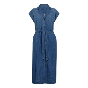 Mos Mosh Kjole - MMPitti Nalin Dress - Mid Blue