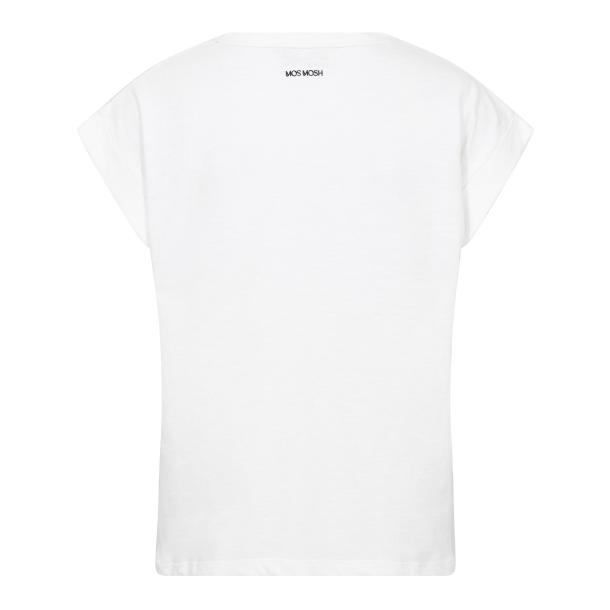 Mos Mosh T-shirt - MMSilao V-SS Tee - White