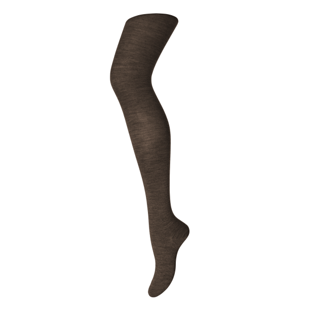 MP Denmark Strmpebukser - Wool/Silk Tights - Dark Brown