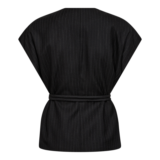 Co'couture Top - MaggieCC Wrap Top - Black