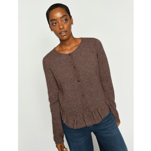 Mos Mosh Strik - MMMape Alice Knit Cardigan - Coffe Quartz