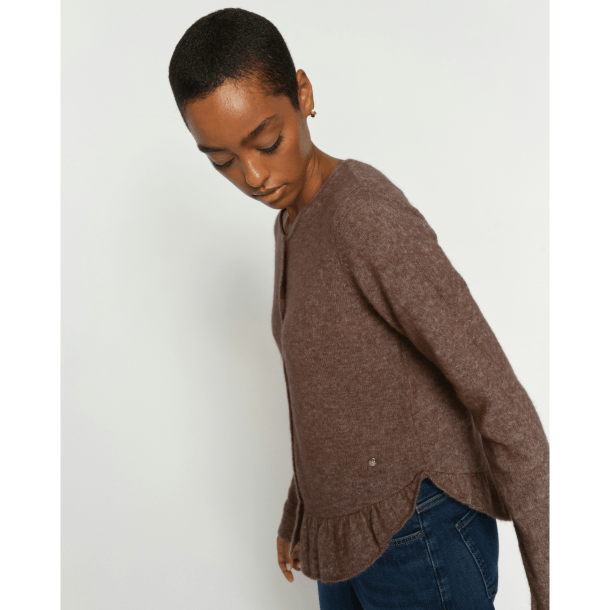 Mos Mosh Strik - MMMape Alice Knit Cardigan - Coffe Quartz