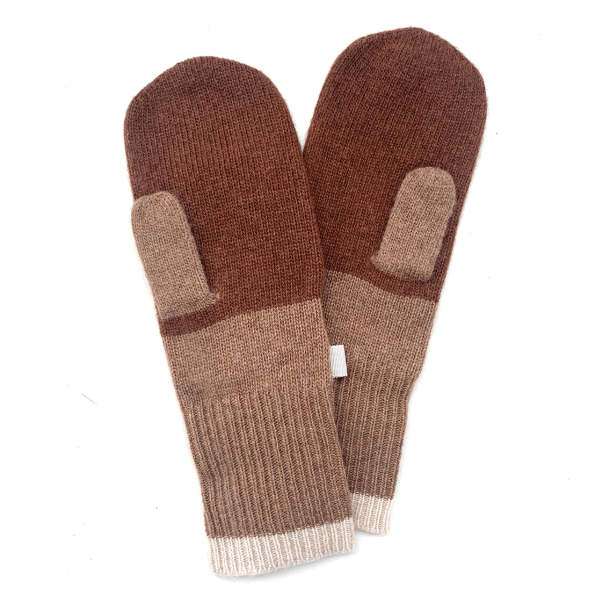 Project AJ117 Luffer - Mittens - Chestnut