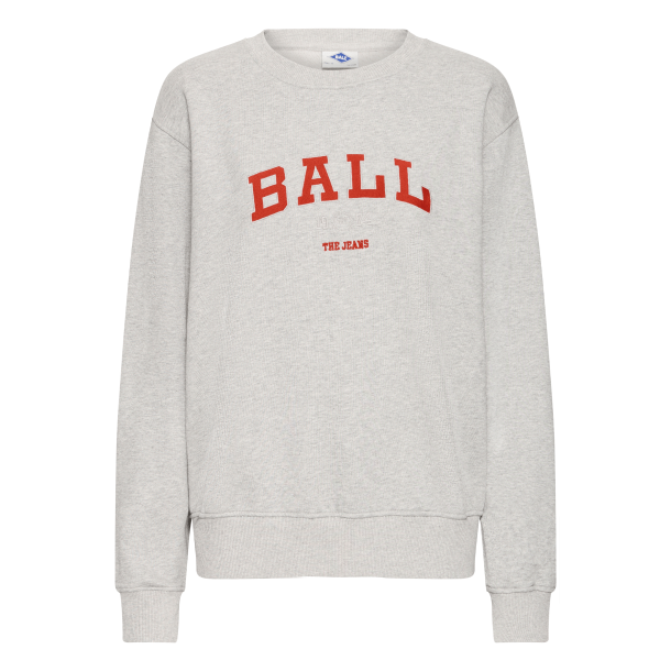 Ball Sweatshirt - BalTaylor Sweat - Medium Grey w. Mistful Mauve