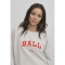 Ball Sweatshirt - BalTaylor Sweat - Medium Grey w. Mistful Mauve