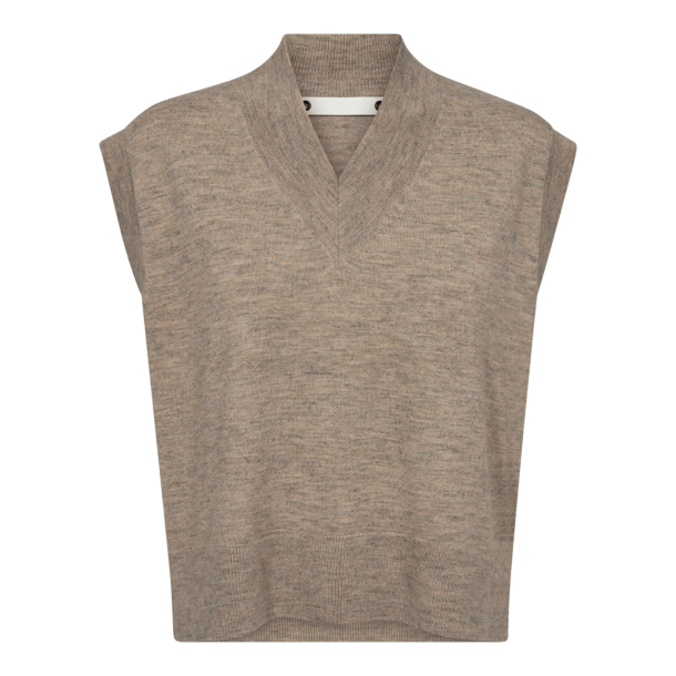 Co'couture Strik - MyCC Knit Vest - Champagne