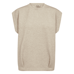 Mos Mosh Sweatshirt - MMNamara O-SL Sweatshirt - Sesame