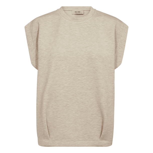 Mos Mosh Sweatshirt - MMNamara O-SL Sweatshirt - Sesame