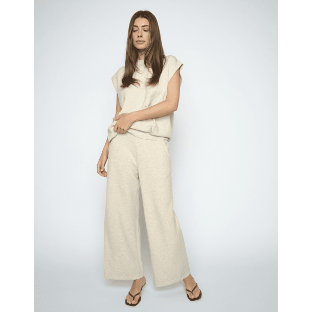 Mos Mosh Bukser - MMNamara Short Sweatpant - Sesame