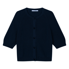 SibinLinnebjerg Strik - Daisy - Navy 