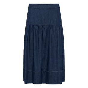Part Two Nederdel - NelliaPW Skirt - Dark Blue Denim 