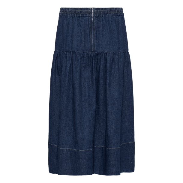 Part Two Nederdel - NelliaPW Skirt - Dark Blue Denim 