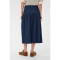 Part Two Nederdel - NelliaPW Skirt - Dark Blue Denim 