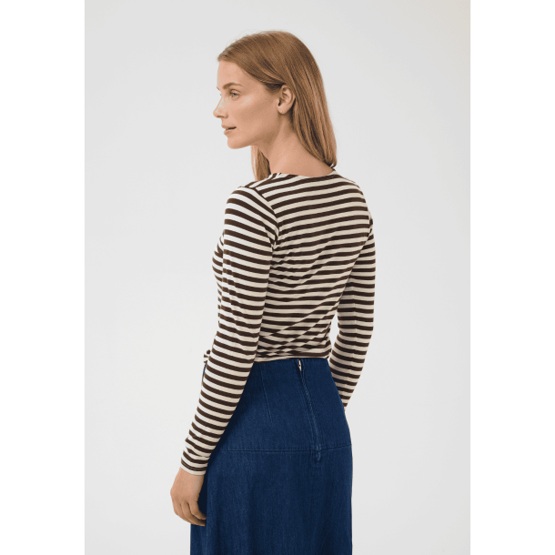 Part Two Bluse - NemajasPW T-Shirt - Mole Stripe