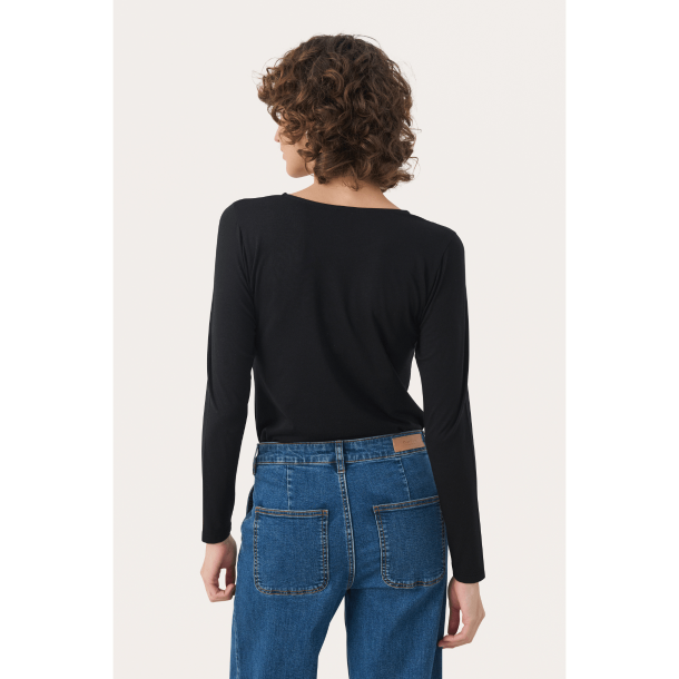 Part Two Bluse - NemajasPW T-Shirt - Black