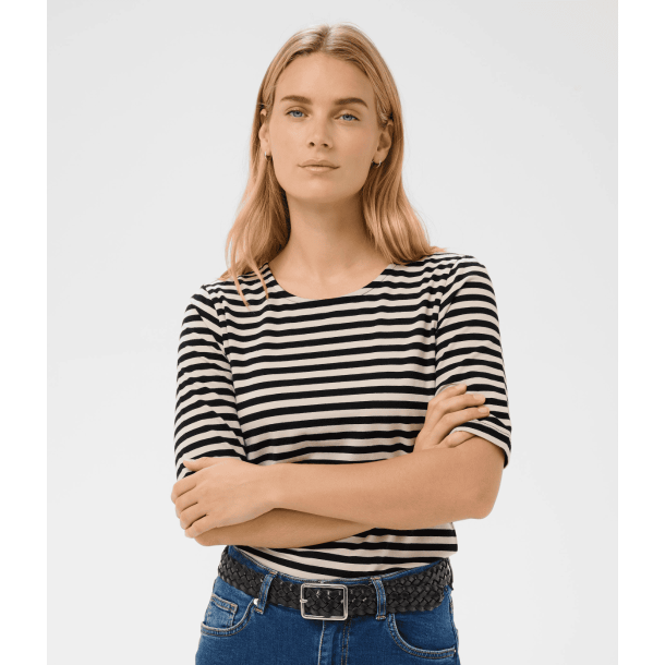 Part Two Bluse - NemiPW T-Shirt - Black Stripe