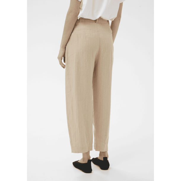 Part Two Bukser - NettasPW Pants - Neutral Pinstripe
