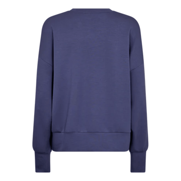 Mos Mosh Sweatshirt - MMNima O-LS Sweatshirt - Crown Blue
