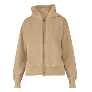 Blue Sportswear Sweatshirt - Noel Hood Jacket - Beige