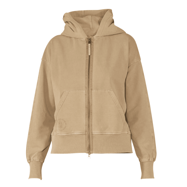 Blue Sportswear Sweatshirt - Noel Hood Jacket - Beige