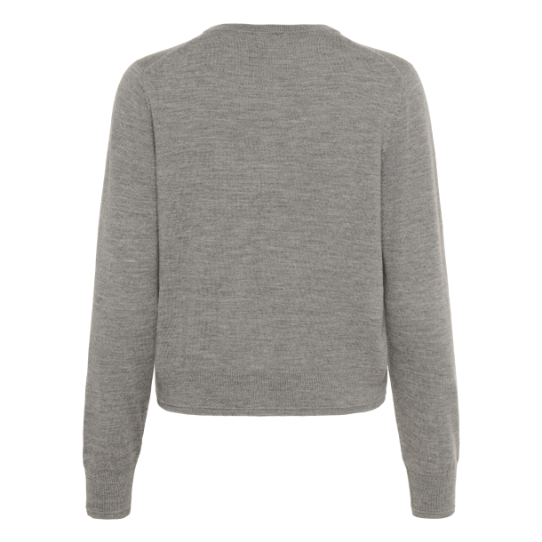 Part Two Strik - NoelaniPW Cardigan - Medium Grey Melange