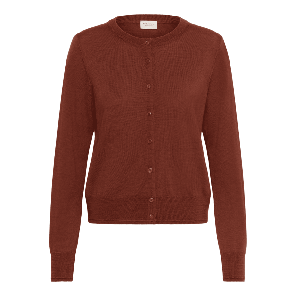 Part Two Strik - NoelaniPW Cardigan - Roasted Russet