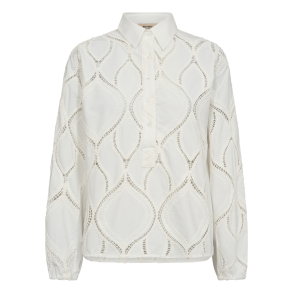 Mos Mosh Skjorte - MMNolin Caminno Shirt - Ecru