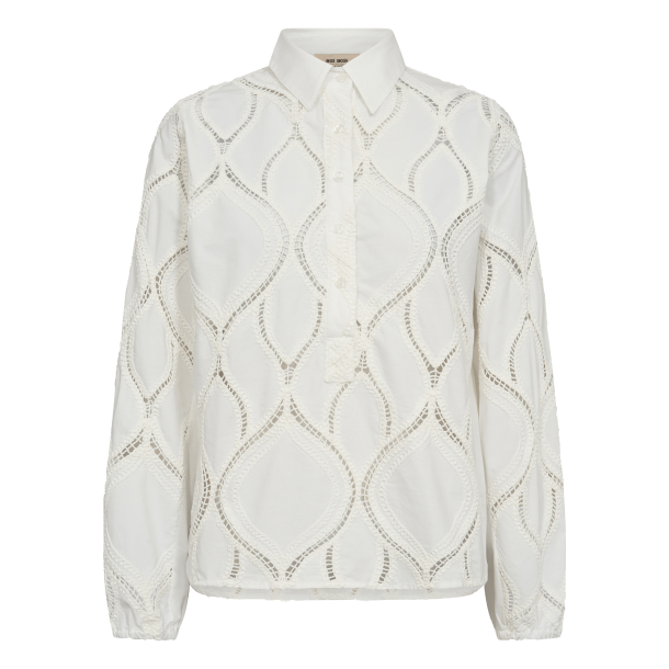 Mos Mosh Skjorte - MMNolin Caminno Shirt - Ecru