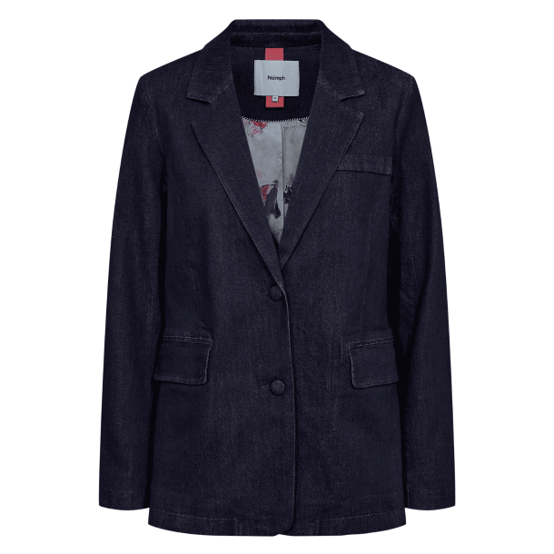 N�mph Blazer - NuAletta Blazer - Dark Blue Denim