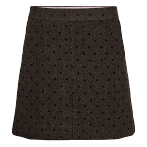 N&uuml;mph Nederdel - NuAmia Skirt - Black Coffee