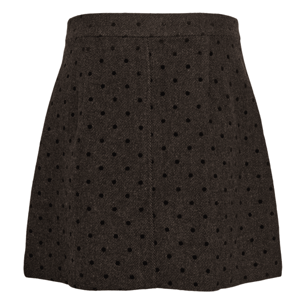 N&uuml;mph Nederdel - NuAmia Skirt - Black Coffee