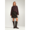 N&uuml;mph Nederdel - NuAmia Skirt - Black Coffee