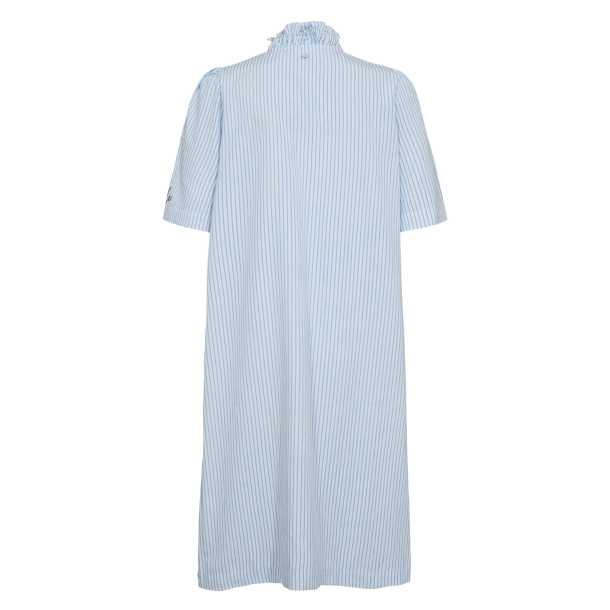 N&uuml;mph Kjole - NuAshley Embroidery Dress - Airy Blue