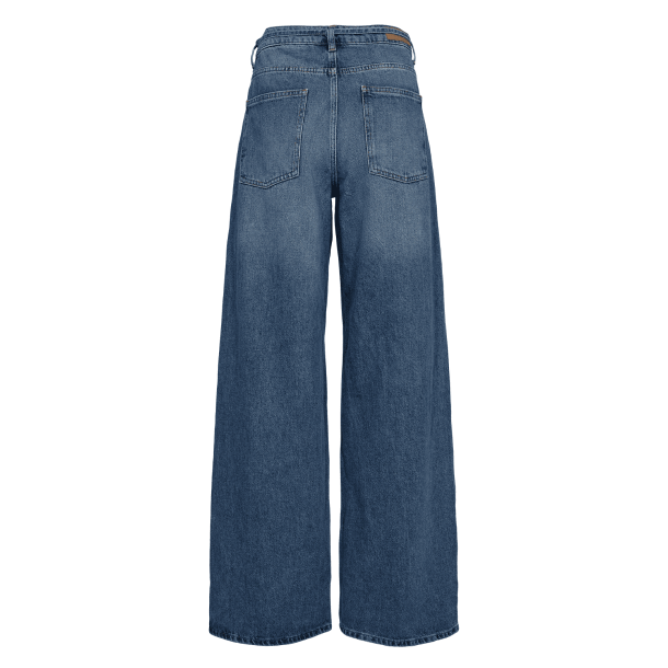 N�mph Jeans - NuBrooklyn Wide Jeans - Medium Blue Denim