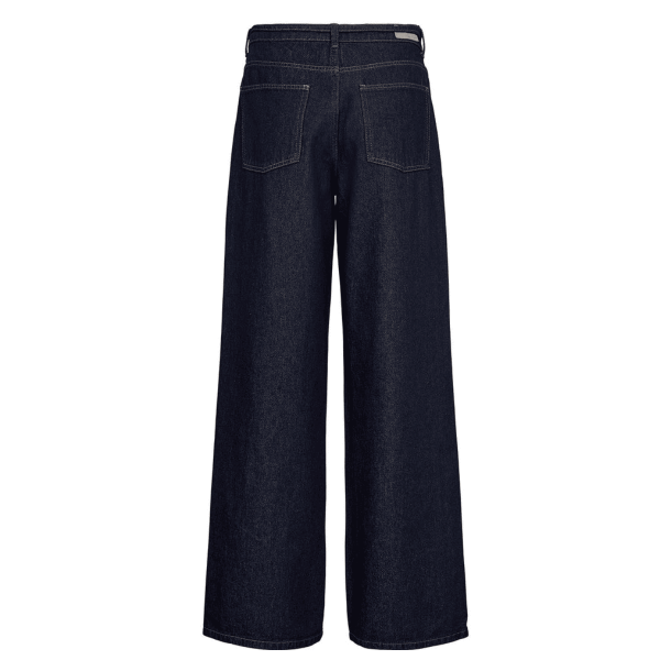 N�mph Jeans - NuBrooklyn Wide Jeans - Dark Blue Denim