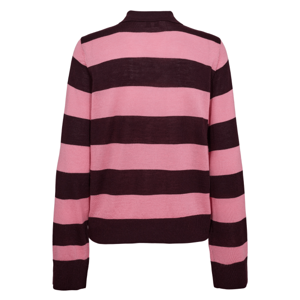 Nmph Bluse - NuChia Polo - Pink Lemonade