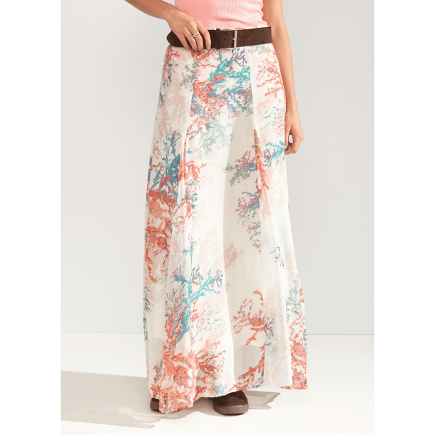 N�mph Nederdel - NuCoral Skirt - Cloud Dancer