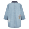 N&uuml;mph Skjorte - NuDenma Oversize Shirt - Medium Blue Denim