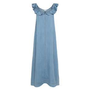 N&uuml;mph Kjole - NuElida Dress - Light Blue Denim