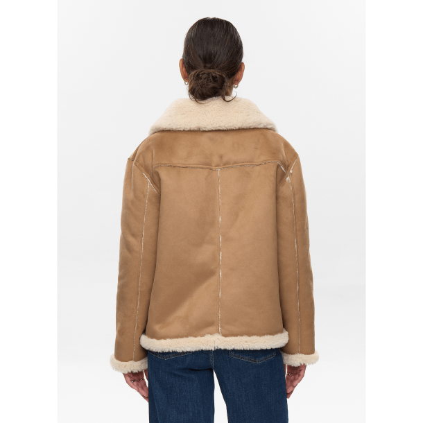Nümph Jakke - NuEliotta Reversable Jacket - Cognac
