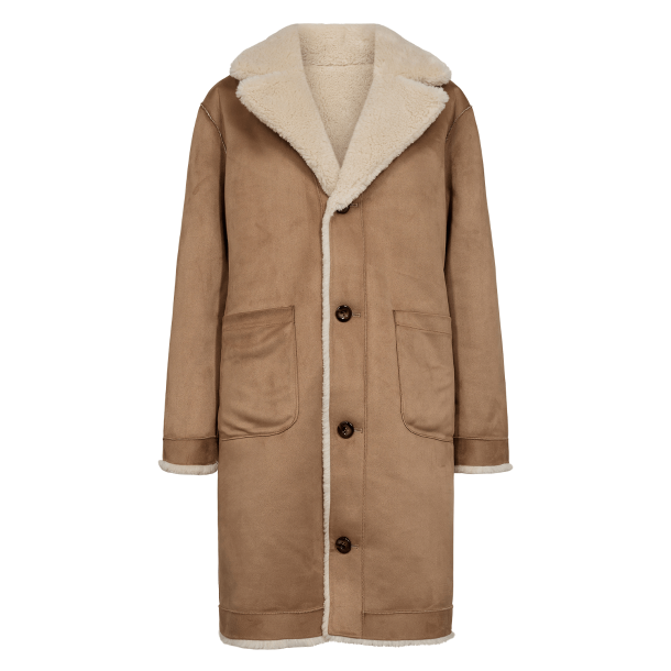 Nümph Jakke - NuElliot Reversable Coat - Cognac