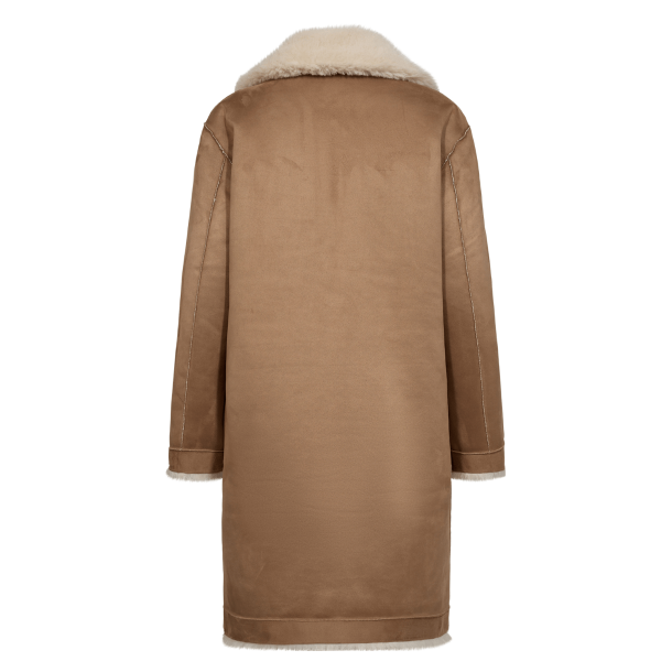 Nümph Jakke - NuElliot Reversable Coat - Cognac