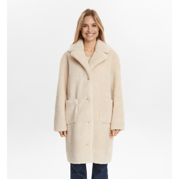 Nümph Jakke - NuElliot Reversable Coat - Cognac