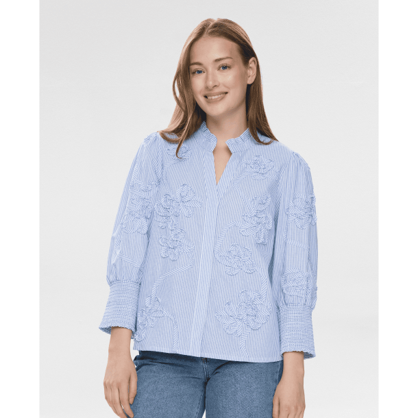 N�mph Skjorte - NuEmelia Shirt - Placid Blue
