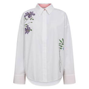N�mph Skjorte - NuFlory Shirt - Bright White